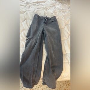 Hollister Ultra High-Rise Gray Jeans